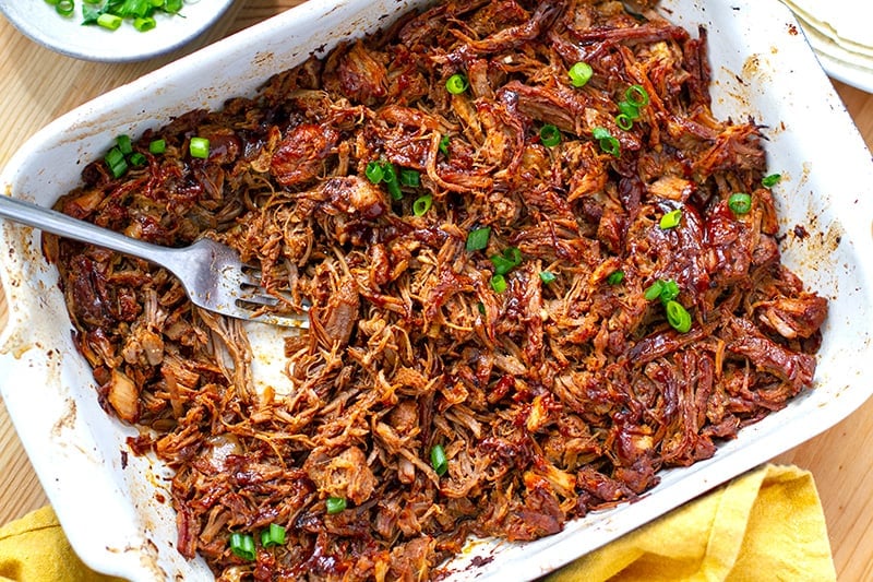 Instant Pot Pulled Pork with Firecracker Sauce