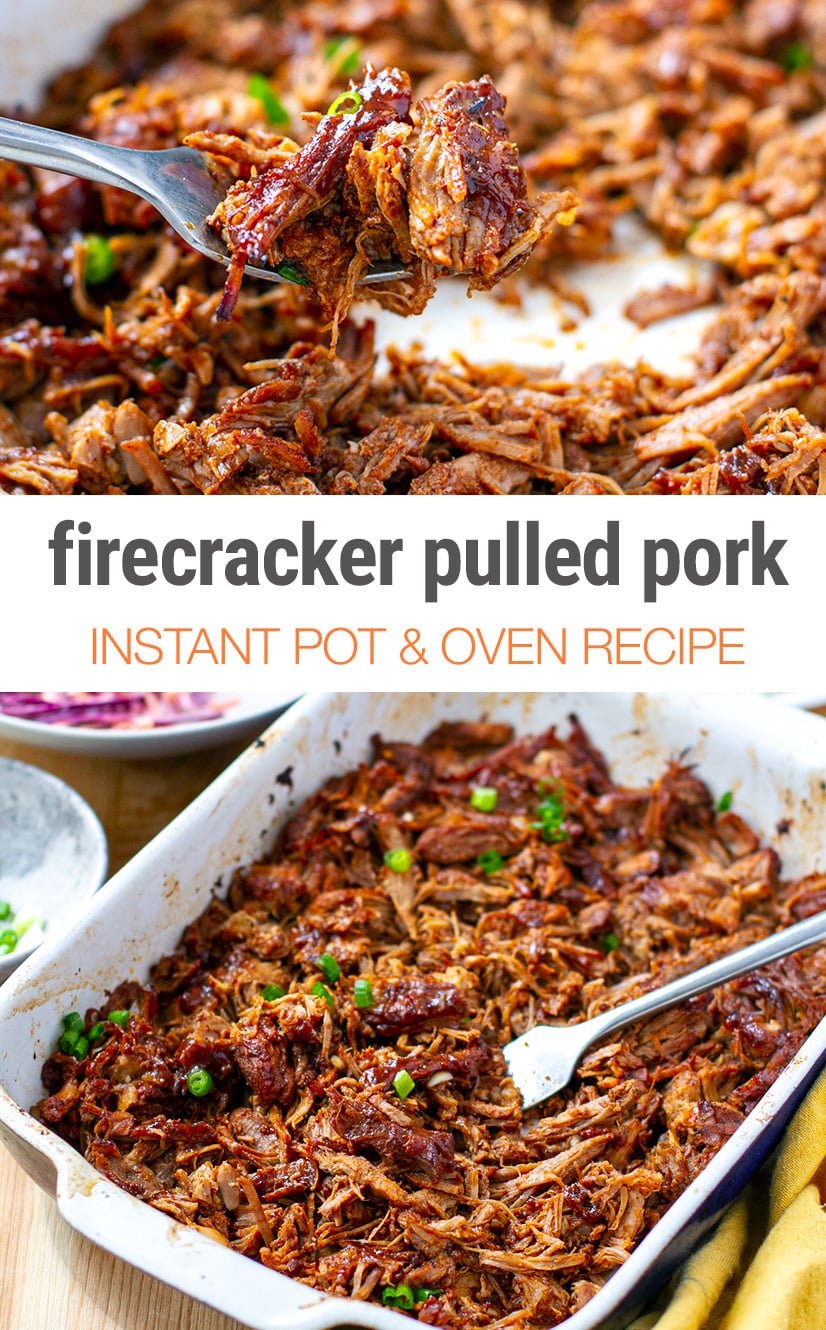 Firecracker Pulled Pork (Instant Pot & Stovetop Recipe)