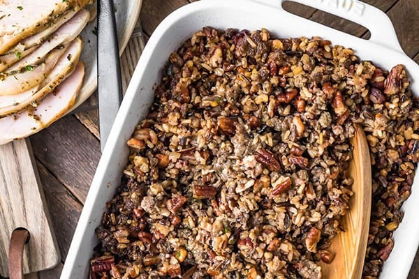 Sausage & Wild Rice Stuffing