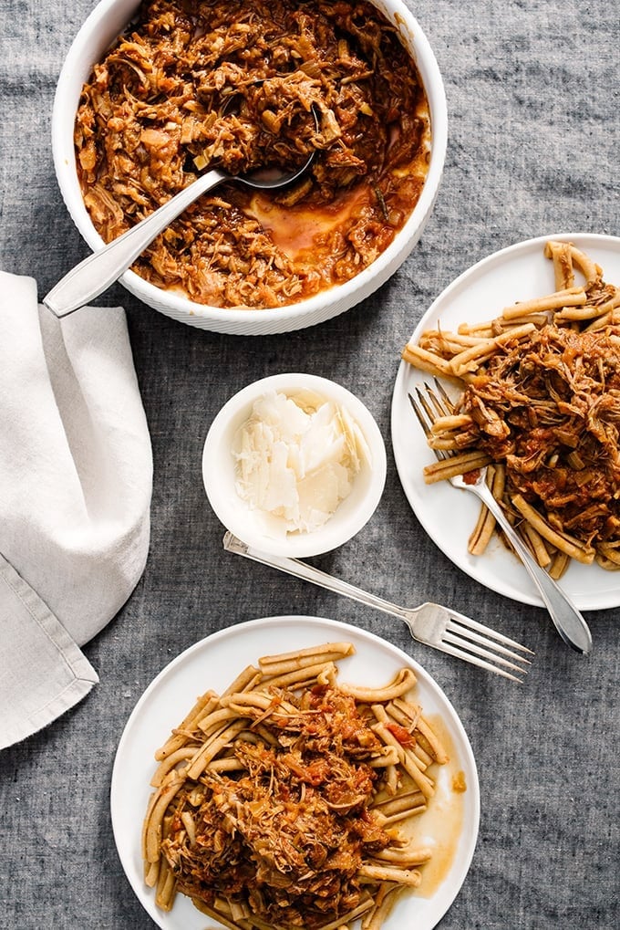 Instant Pot BBQ Pulled Pork - Creme De La Crumb