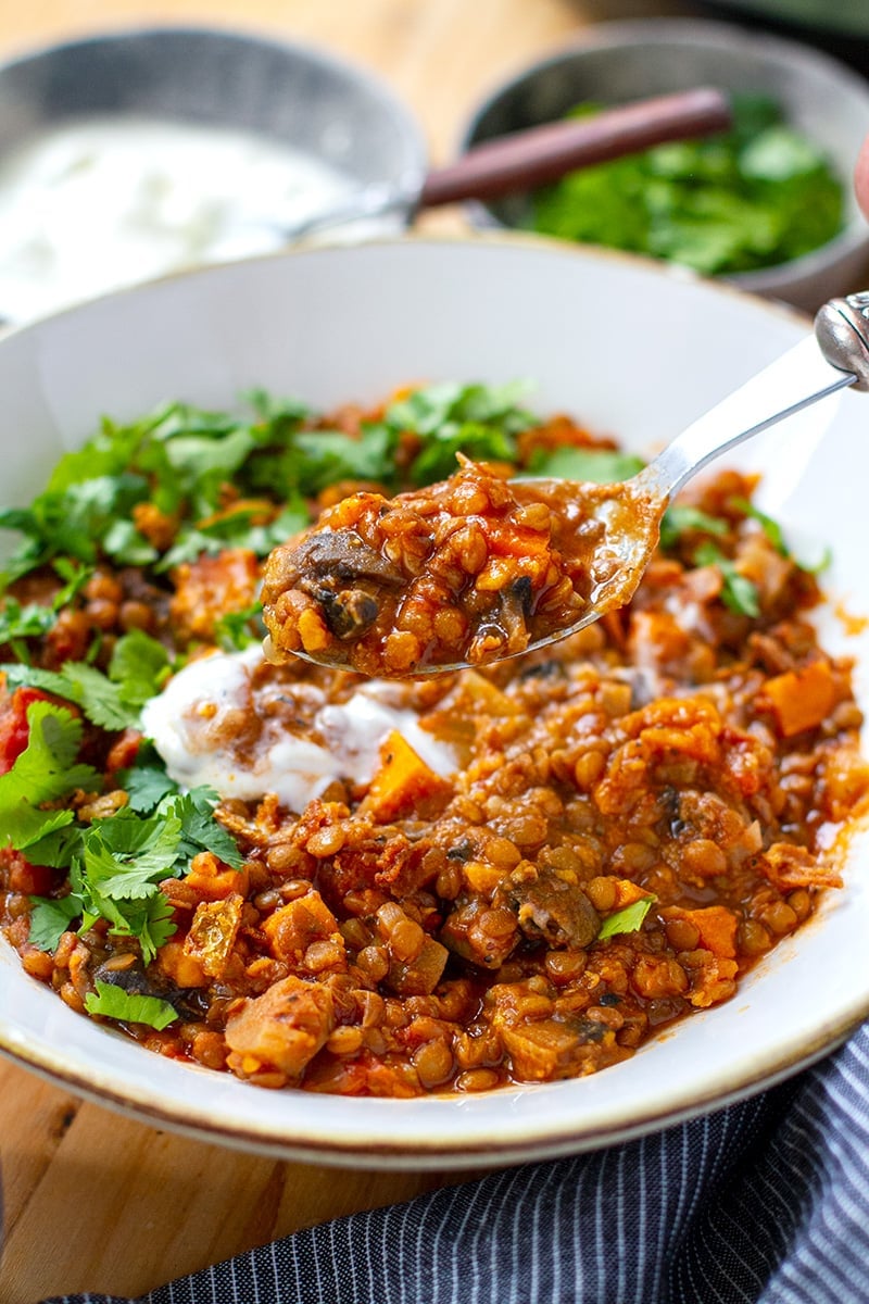 Smokey Lentil Stew (Instant Pot & Stovetop Recipe)