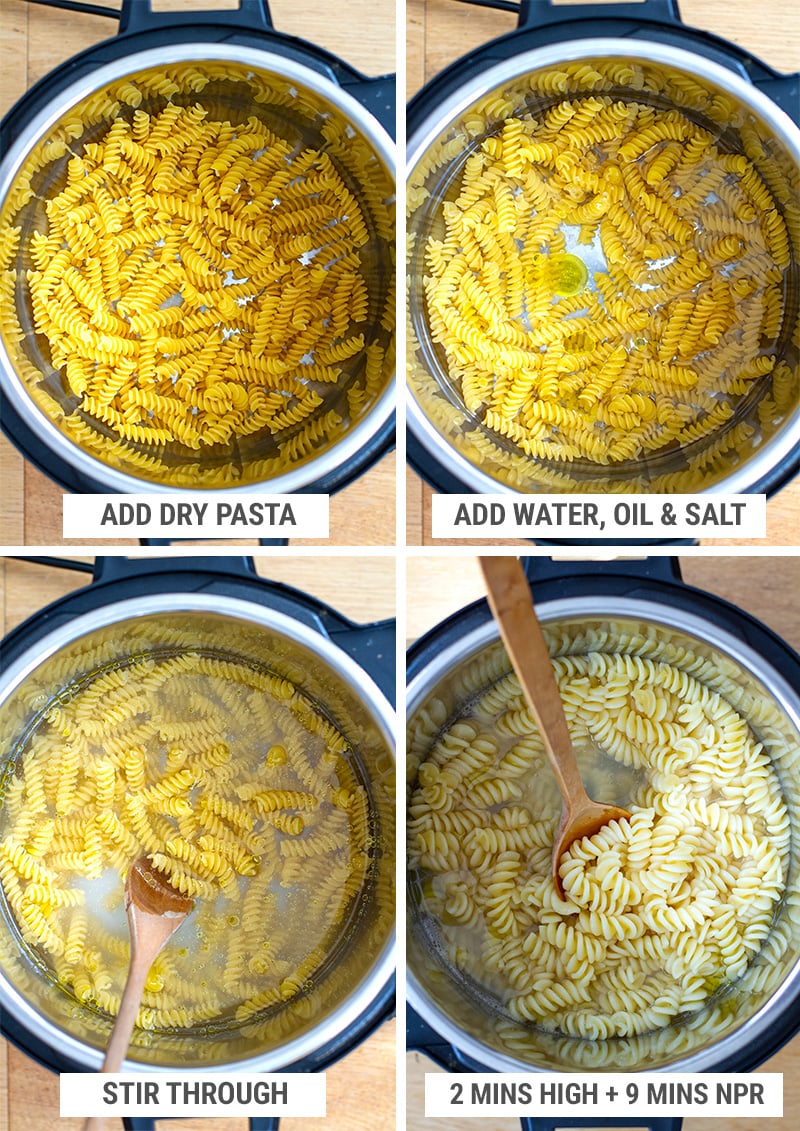 How to make fusilli pasta in Instant Pot