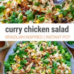 Creamy Curry Chicken Salad (Brazilian Inspired, Instant Pot Recipe)