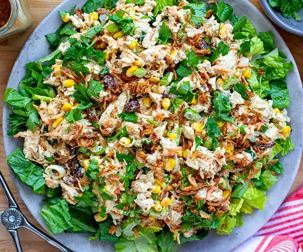 Instant Pot curry chicken salad