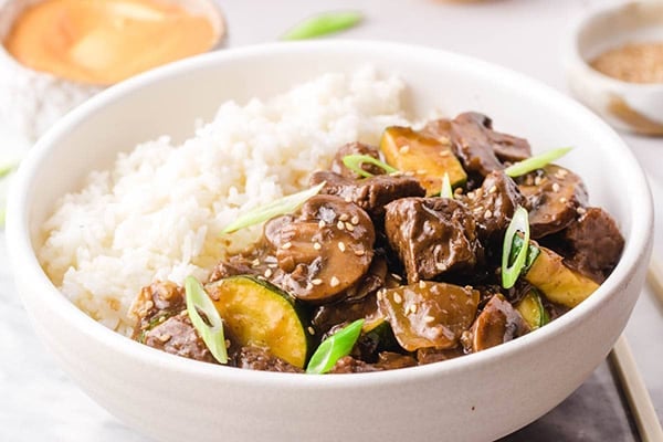 Instant Pot Hibachi Steak and Vegetables