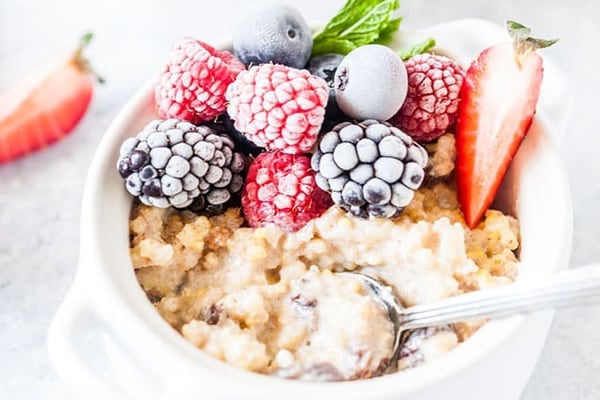 Instant Pot Millet Porridge With Cranberries 