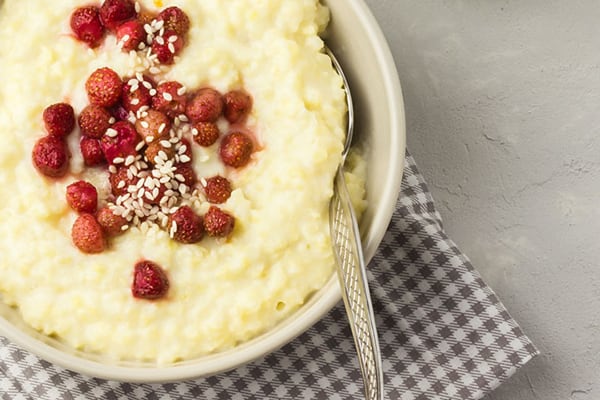 INSTANT POT MILLET PORRIDGE WITH CHOICE OF TOPPINGS