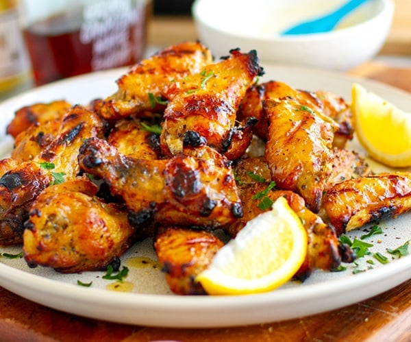 Chicken Wings With Maple Glaze