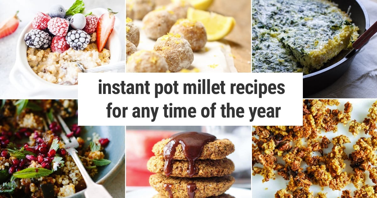 Instant Pot Millet Recipes For Any Time Of The Year