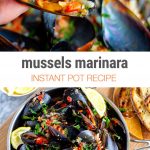 Instant Pot Mussels Marinara Recipe