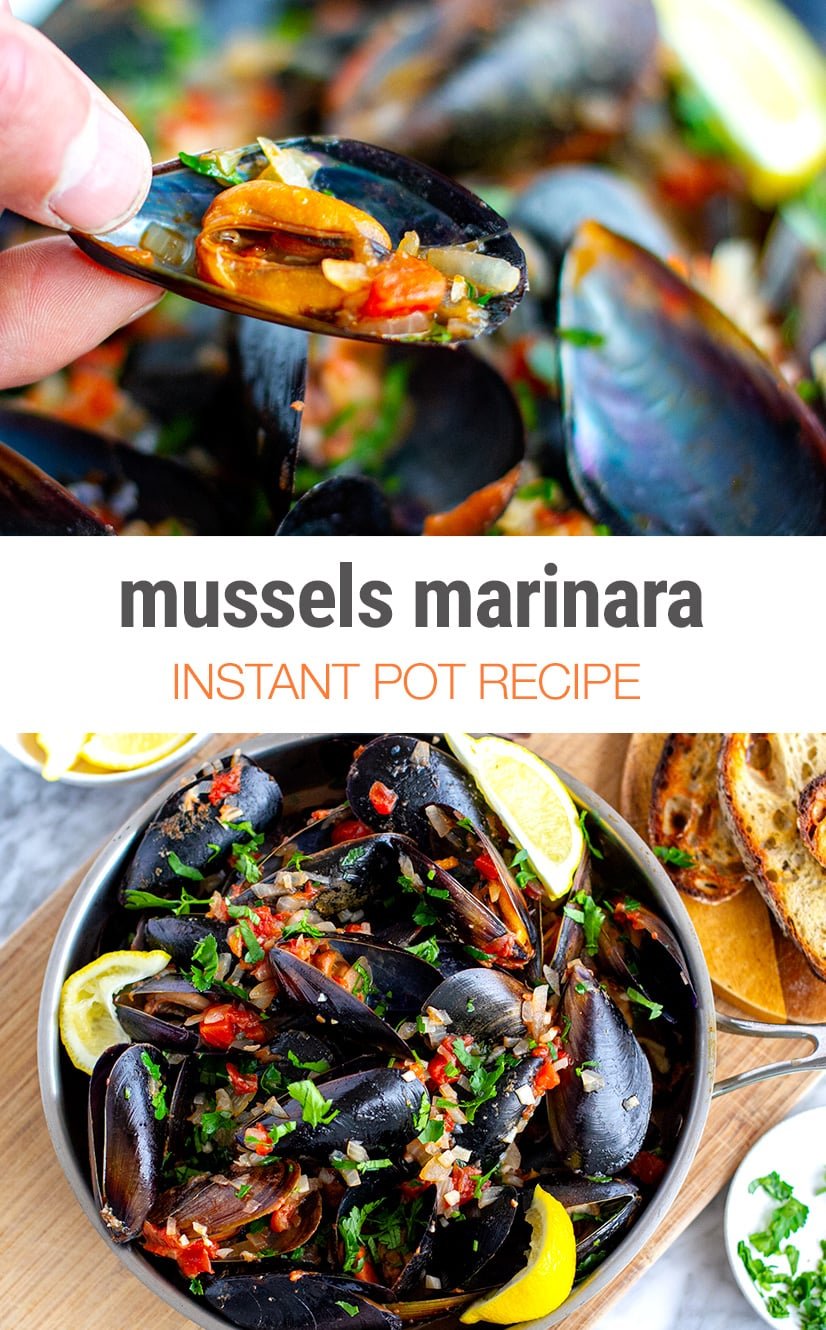 Instant Pot Mussels Marinara Recipe