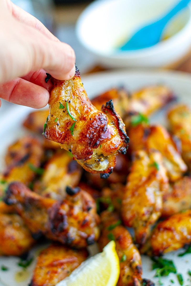 Mustard Maple Chicken Wings (Instant Pot Recipe)