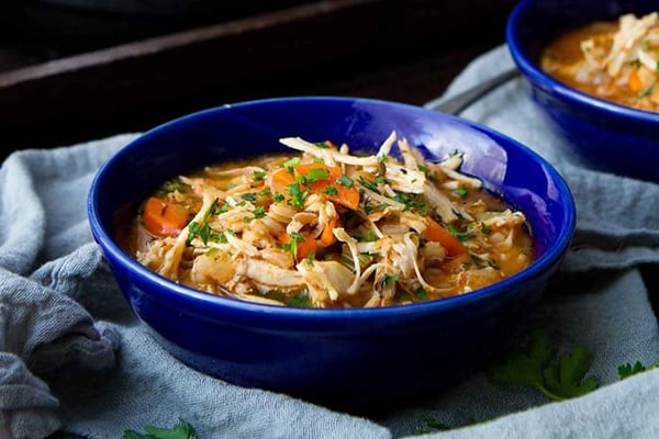 INSTANT POT CHICKEN STEW WITH FARRO