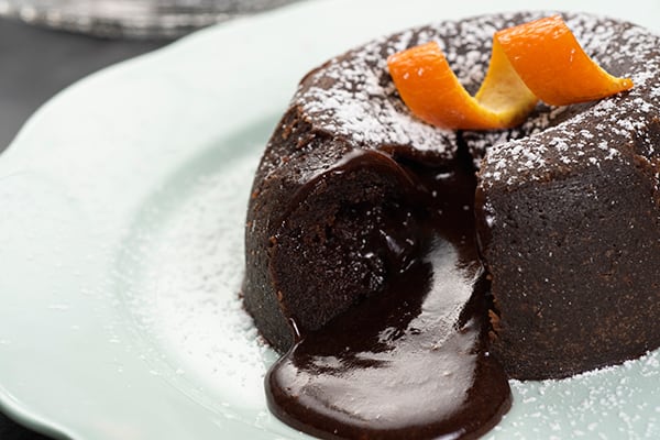 Molten chocolate lava cakes in the Instant Pot