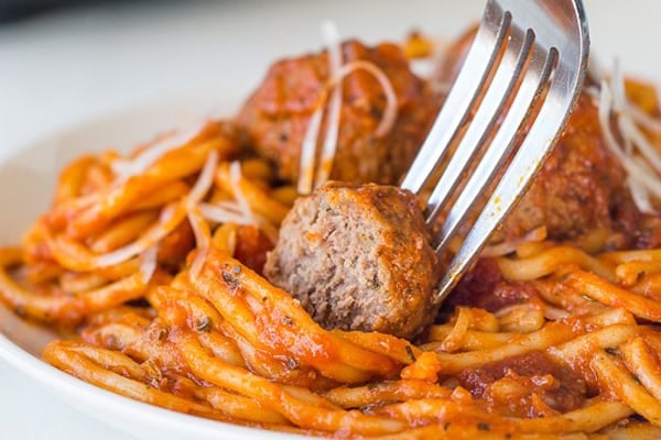 Instant Pot Spaghetti and Meatballs