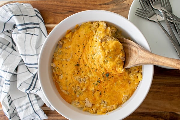 LOW CARB SPAGHETTI SQUASH CASSEROLE INSTANT POT