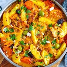 Instant Pot Moroccan Chicken With Lemon, Olives &amp; Potatoes-image