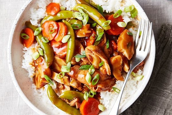 Instant Pot Teriyaki Chicken and Rice