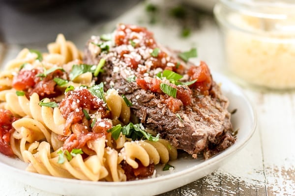 INSTANT POT TOMATO RED WINE BRAISED POT ROAST