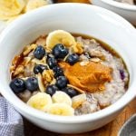 Instant Pot Blueberry Oatmeal Porridge