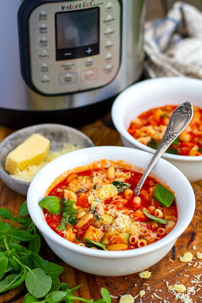 Instant pot vegetarian online minestrone soup