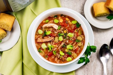 Instant Pot Brunswick Stew (With Leftover Pork or Chicken)