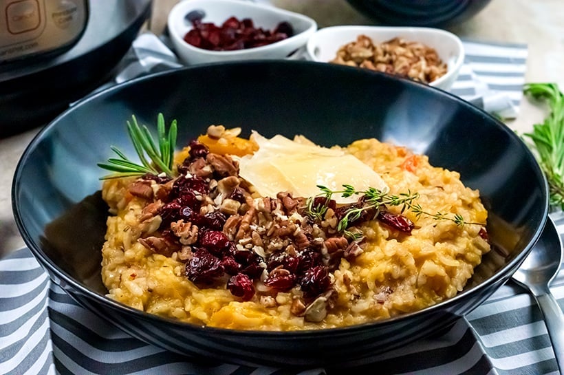 Butternut Squash Risotto Instant Pot Recipe