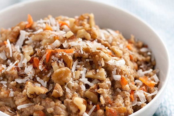 Carrot Cake Oatmeal (Instant Pot and Gluten-free)