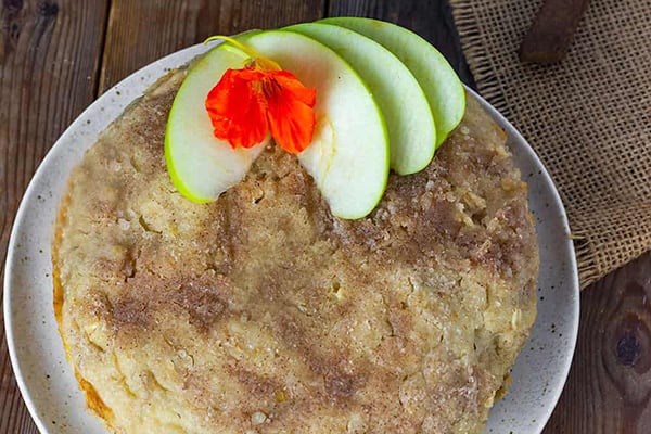 Instant Pot Vegan Apple Cake