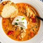 Instant Pot Buffalo Chicken Soup