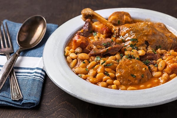 Instant Pot Cassoulet Duck Confit and White Bean Stew