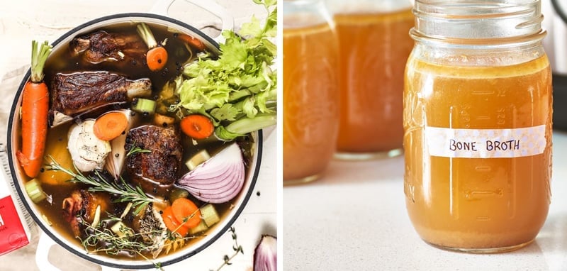 Bone broth use in Instant Pot cooking