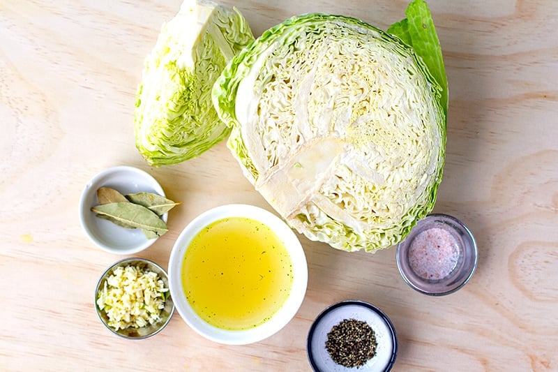 Thanksgiving cabbage ingredients for Instant Pot