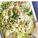Creamy Cheesy Garlic Cabbage (Instant Pot Recipe)