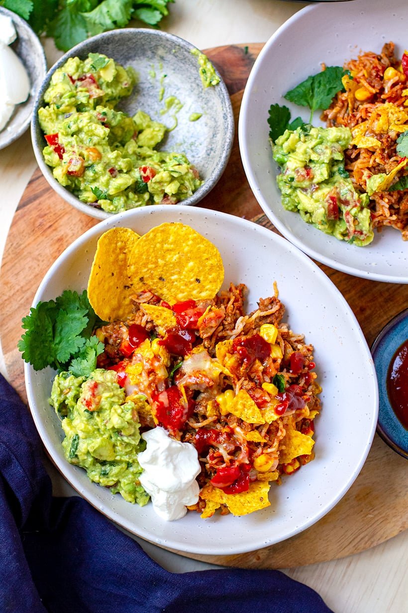 Nachos Beef Rice Casserole (Instant Pot Recipe)