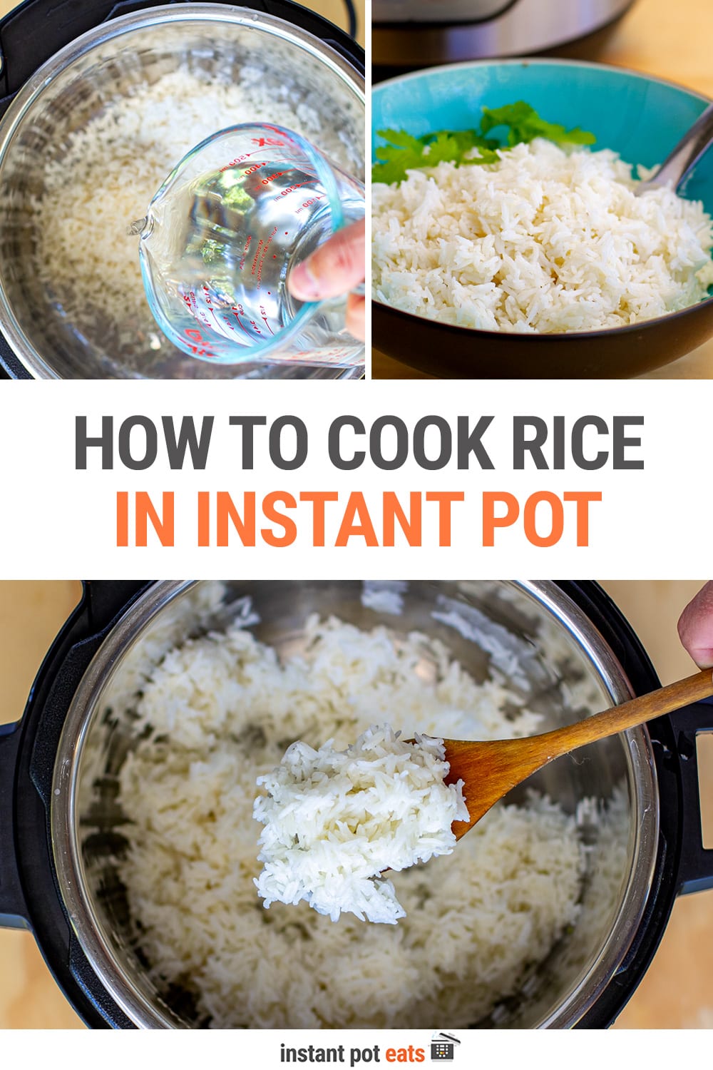 how to cook rice in instant pot