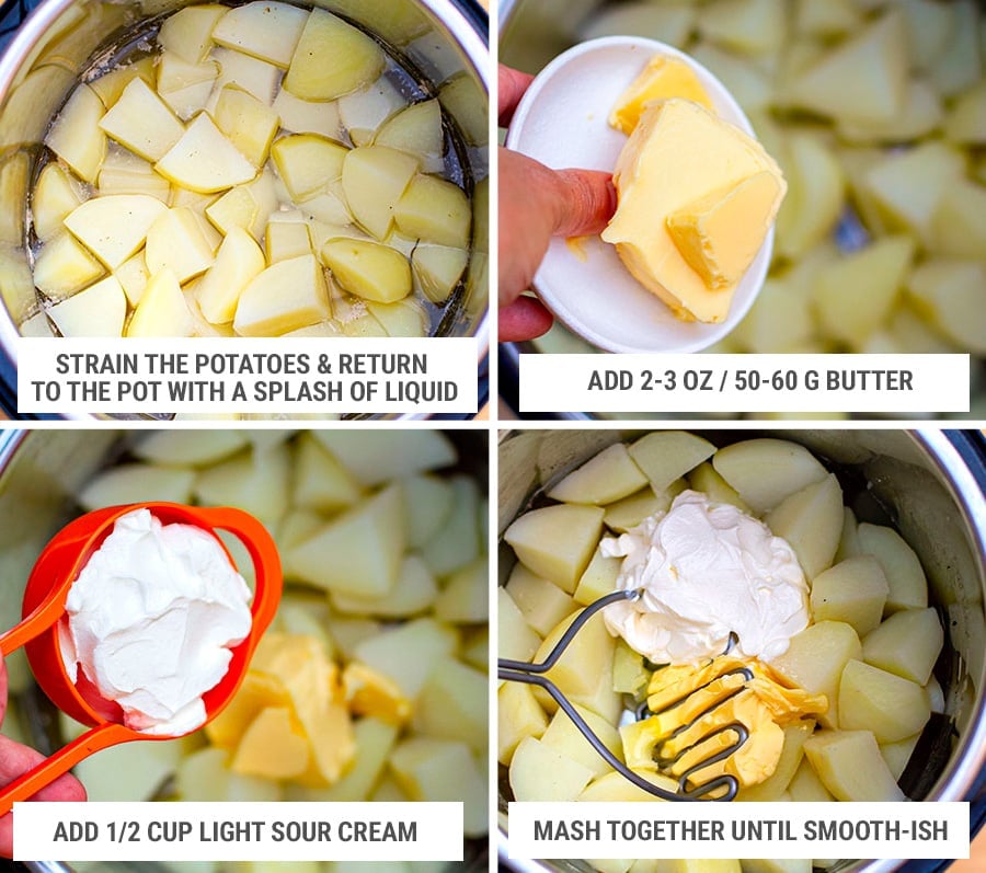 How to make sour cream mashed potatoes step 4