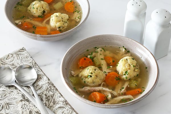 Matzo Ball Soup - The Forked Spoon