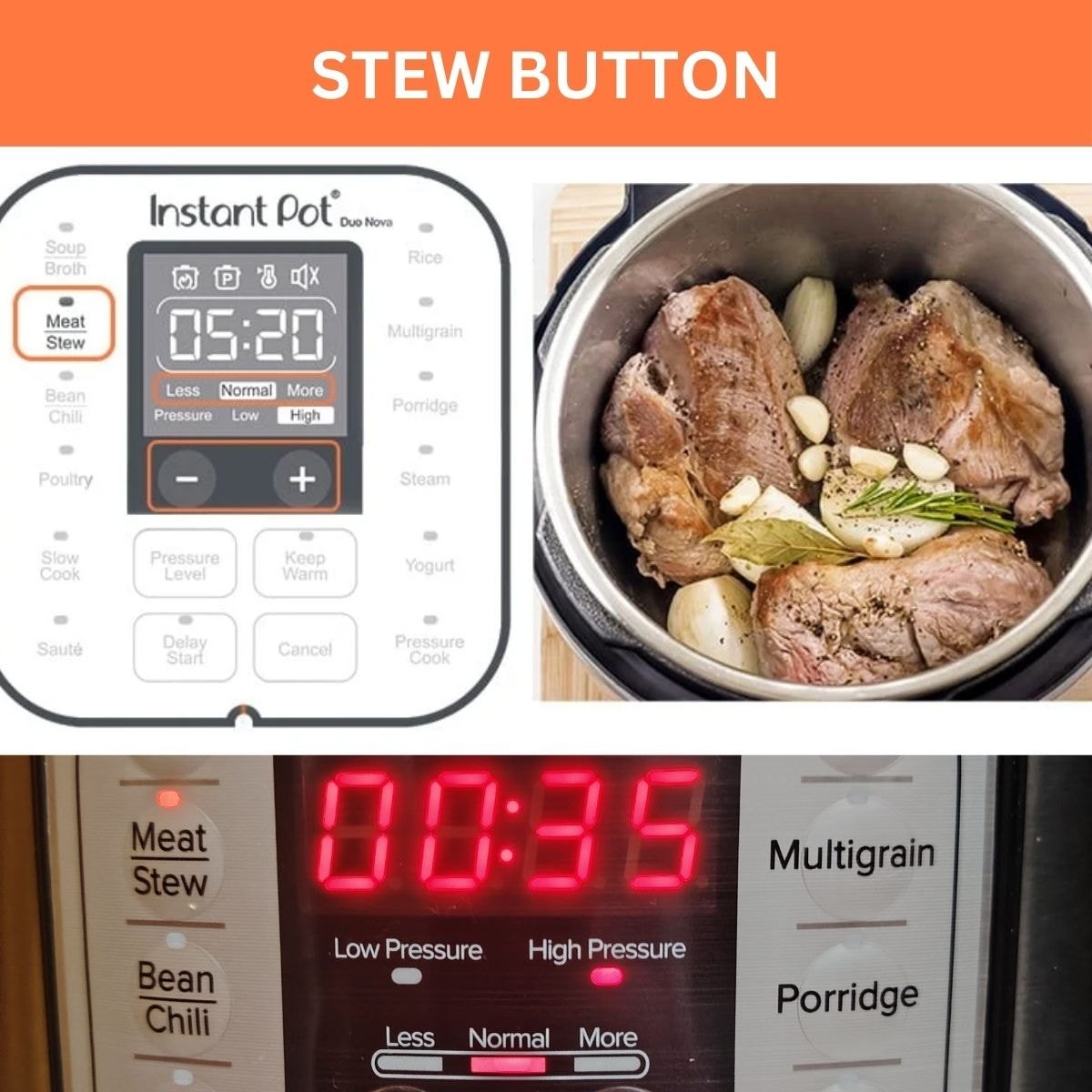 instant pot meat stew setting