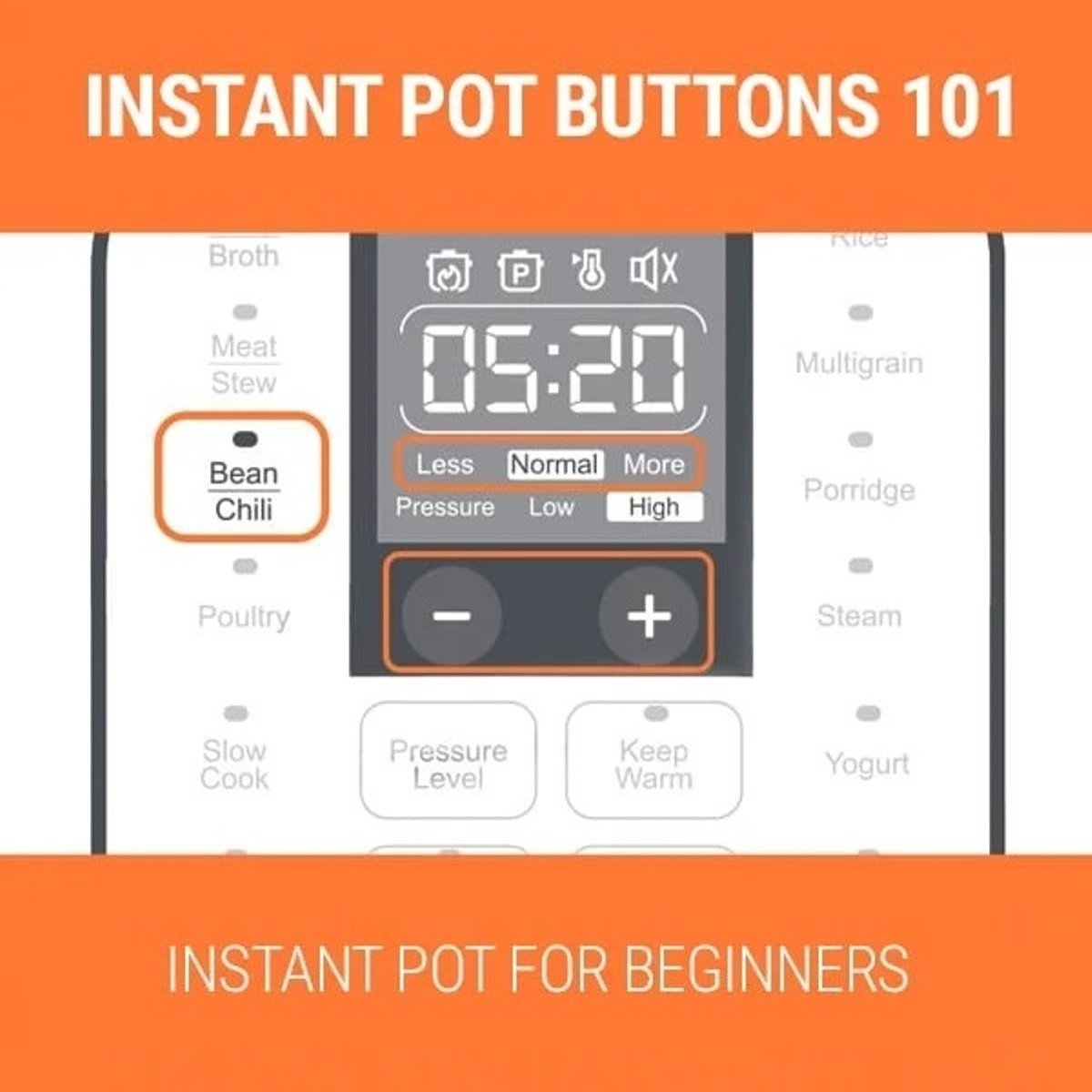 Instant pot buttons explained new arrivals