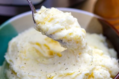 Sour cream mashed potatoes in Instant Pot