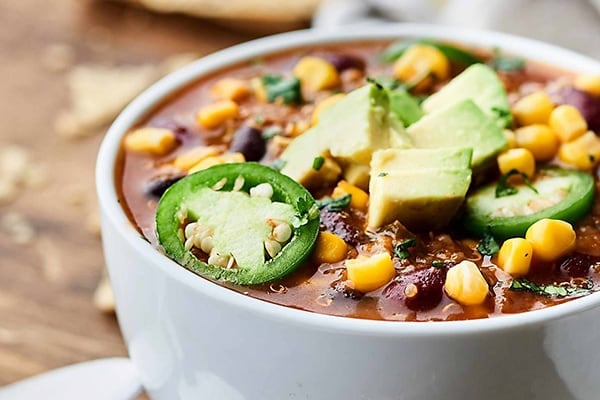 INSTANT POT VEGETARIAN CHILI