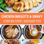Instant Pot Chicken & Gravy (Step-By-Step Recipe)