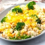 Instant Pot Chicken Broccoli & Rice Casserole