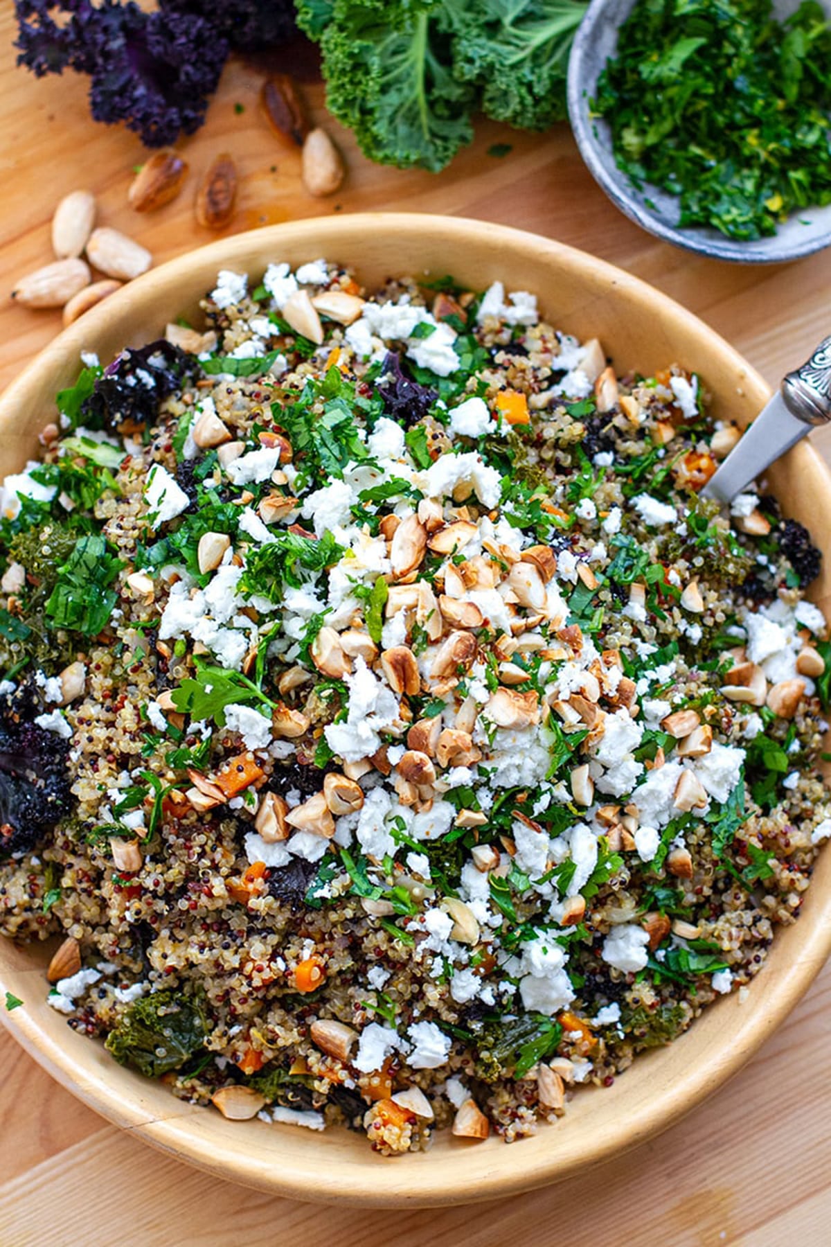 instant pot kale quinoa pilaf