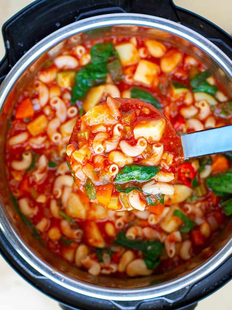 Instant Pot Minestrone Soup