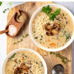 Mushroom & Wild Rice Soup In The Instant Pot (Step-By-Step)