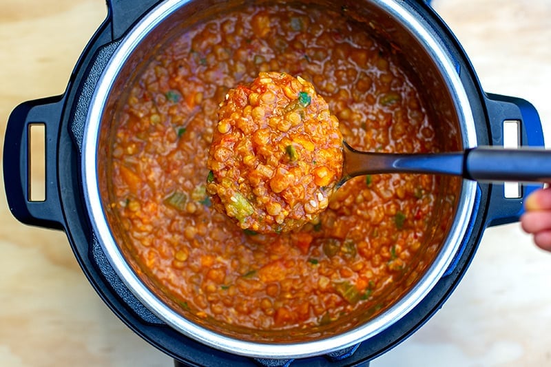 Instant Pot Lentil Stew (Veggie-Loaded , Step-By-Step)