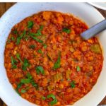 Vegetable Lentil Stew (Instant Pot Recipe, Step-By-Step)