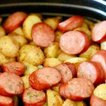 Air Fryer Potatoes and Sausage